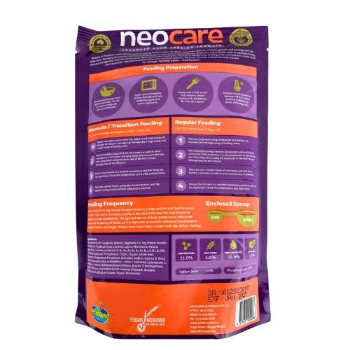 Neocare Advanced Hand Rearing Formula W Probiotic G Global