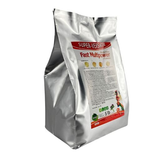 Fast Multipower is a morbid food high in proteins and fats for your birds.