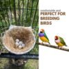 2GR Bird Nest with Iron Hooks - 2pc Plastic Nest for Parakeets, Finches, and Small Birds, Easy to Install Cage Accessory, Durable and Comfortable Nesting Solution for Indoor Use