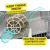 Plastic Nesting Material Holder for Birds, Nesting Material Dispenser for Bird Breeding and Aviary Use (10 pack )
