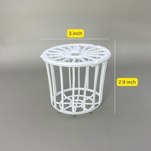 Plastic Nesting Material Holder for Birds, Nesting Material Dispenser for Bird Breeding and Aviary Use (10 pack )