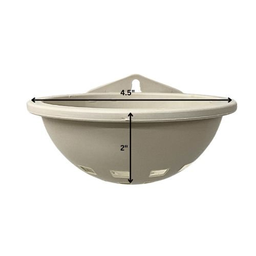 Plastic Nest with Hooks 4" for Canaries and Exotic birds.(2 pack)