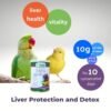 SilyPro 250g by Pineta Zootecnici – Liver Health Supplement for Birds with Milk Thistle Powder, Dietary Formula for Canaries and Parrots to Boost Immunity and Enhance Vitality