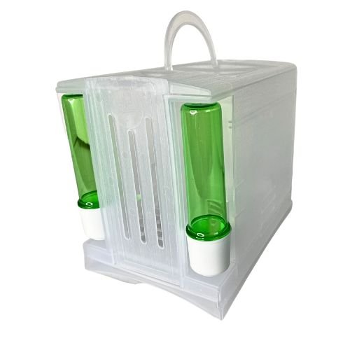 2Gr Suitcase to transport birds with 10 spaces, canaries & exotic birds, Secondini