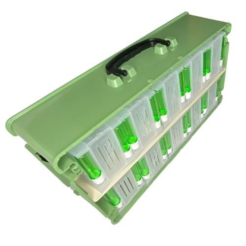 2Gr Suitcase to transport birds with 10 spaces, canaries & exotic birds, Secondini