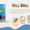 VellBrill for Pineta Zootecnici perfect moult, Gives a rich, bright and velvety plumage, Contains vitamins, amino acids, trace elements and minerals. (200g)