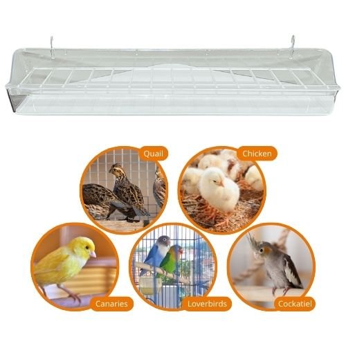 2Gr Aviary Feeder with Irons 15" (sold in pack of 2 )