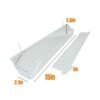 2Gr Aviary Feeder with Irons 15" (sold in pack of 2 )