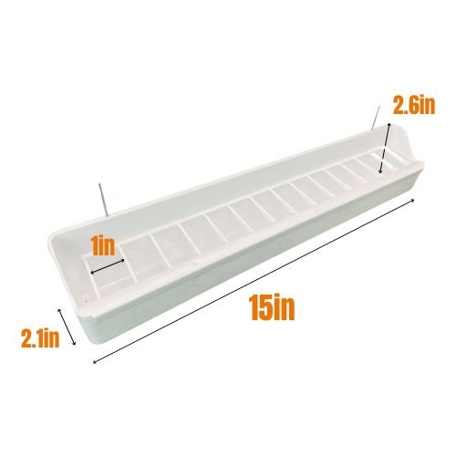 2Gr Aviary Feeder with Irons 15" (sold in pack of 2 )