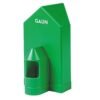 Corner waterer for pigeons, birds and poultry (2 liters) - Fresh and clean water dispenser for chickens, ducks and more, not removable, green color
