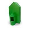 Corner waterer for pigeons, birds and poultry (2 liters) - Fresh and clean water dispenser for chickens, ducks and more, not removable, green color