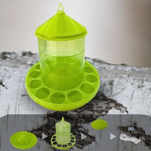 Gaun plastic feeder for pigeons, birds and poultry (2Kg)