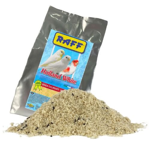 Holland White is a very exquisite and nutritious compound food for granivorous birds without dyes. (5Lb)