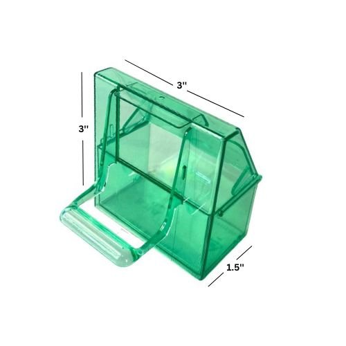 Drawer Feeder for cages for exotic birds, canaries & small birds (2 pack)