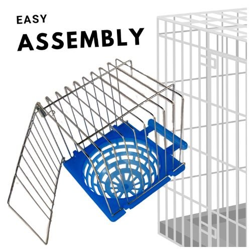 Plastic  and Stainles steel External Nest for finch and canaries