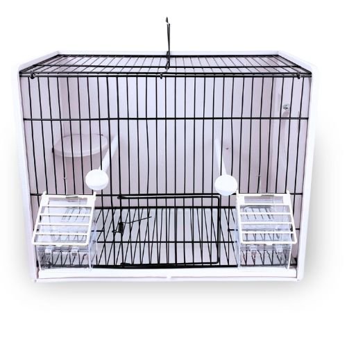 Bird display, trainer and transport cage, created from PVC