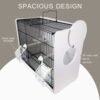 Bird display, trainer and transport cage, created from PVC