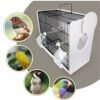 Bird display, trainer and transport cage, created from PVC