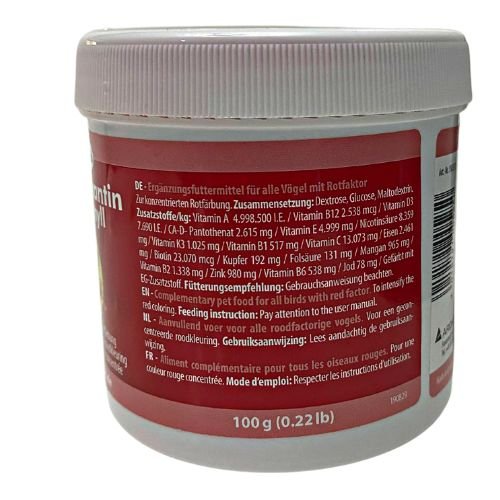 Quiko Canthaxanthin Carophyll - Supplementary feed for Pet birds