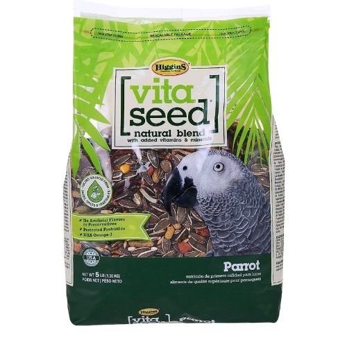 Vita Seed natural blend Parrot with added vitamins & mineral 5lbs ...