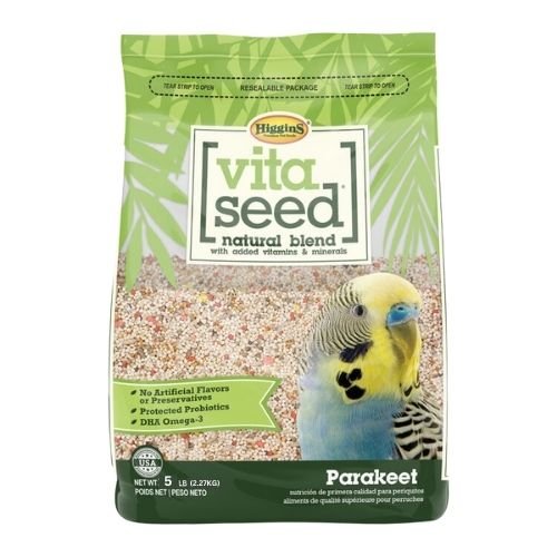 Vita Seed Parakeet natural blend ,protected probiotics, DHA Omega-3 (5Lbs)