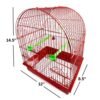 GLM Small bird Cage for exotic birds, canaries, parakeet,  finch and small parrot