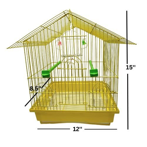 GLM Small bird Cage for exotic birds, canaries, parakeet,  finch & small parrot