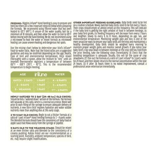 inTune Hand Feeding Formula Hi-Energy for baby Macaws