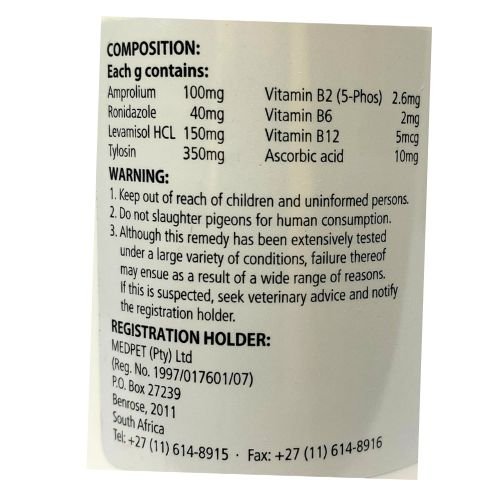 Factor 5 for pigeons , birds and poultry (100g)