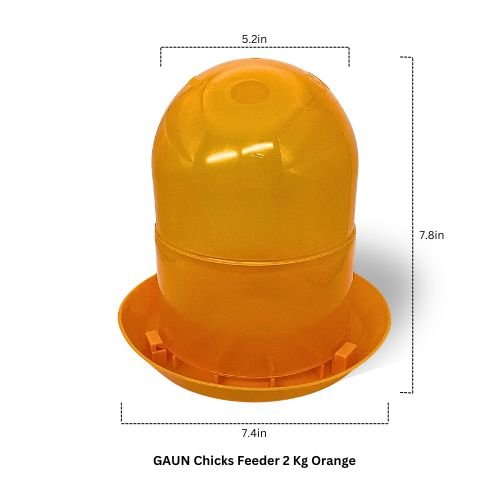 Gaun Automatic feeder for birds and small poultry with a capacity of 2 kg
