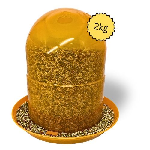 Gaun Automatic feeder for birds and small poultry with a capacity of 2 kg